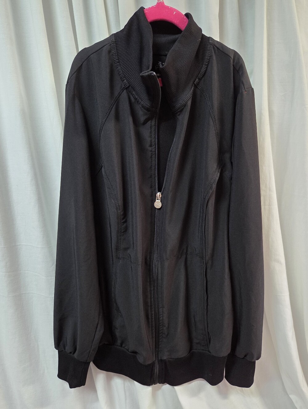 Cherokee Infinity Black Jacket with Pink Trim